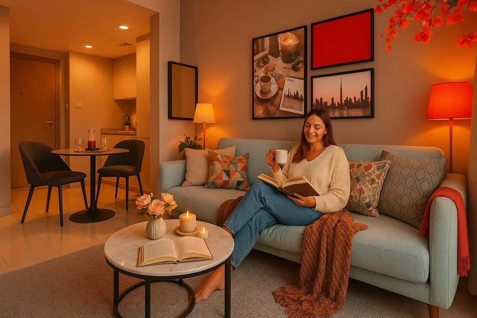 Keyrock Living - Zada 1Br With Pool & Gym Access Apartment Dubai